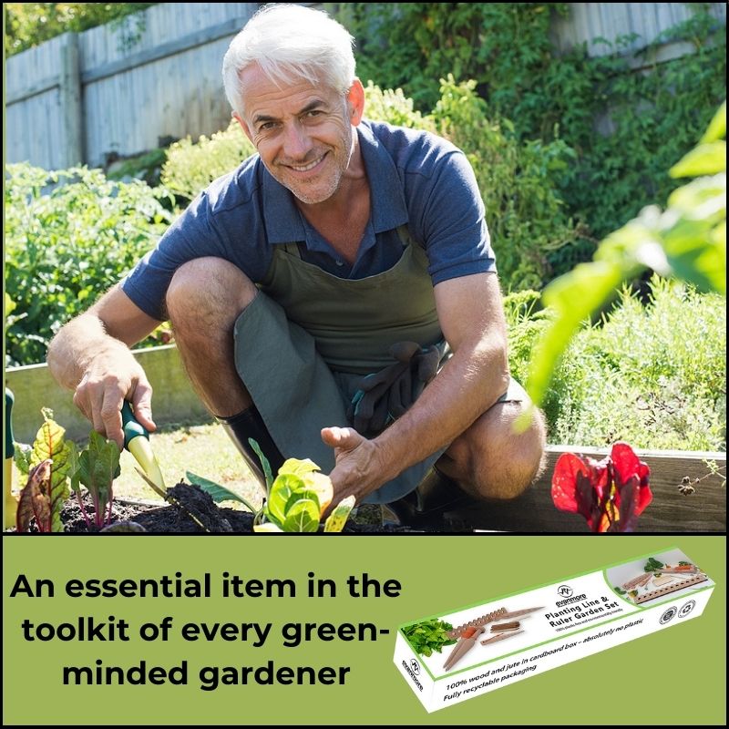 Sowing Planting Ruler | Plant Seed Spacer | Allotment | Grow Your Own |  Gardener's Gift | Measure | Garderning | Hand Made | Hand Painted