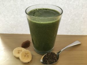 green cinnamon spice smoothie