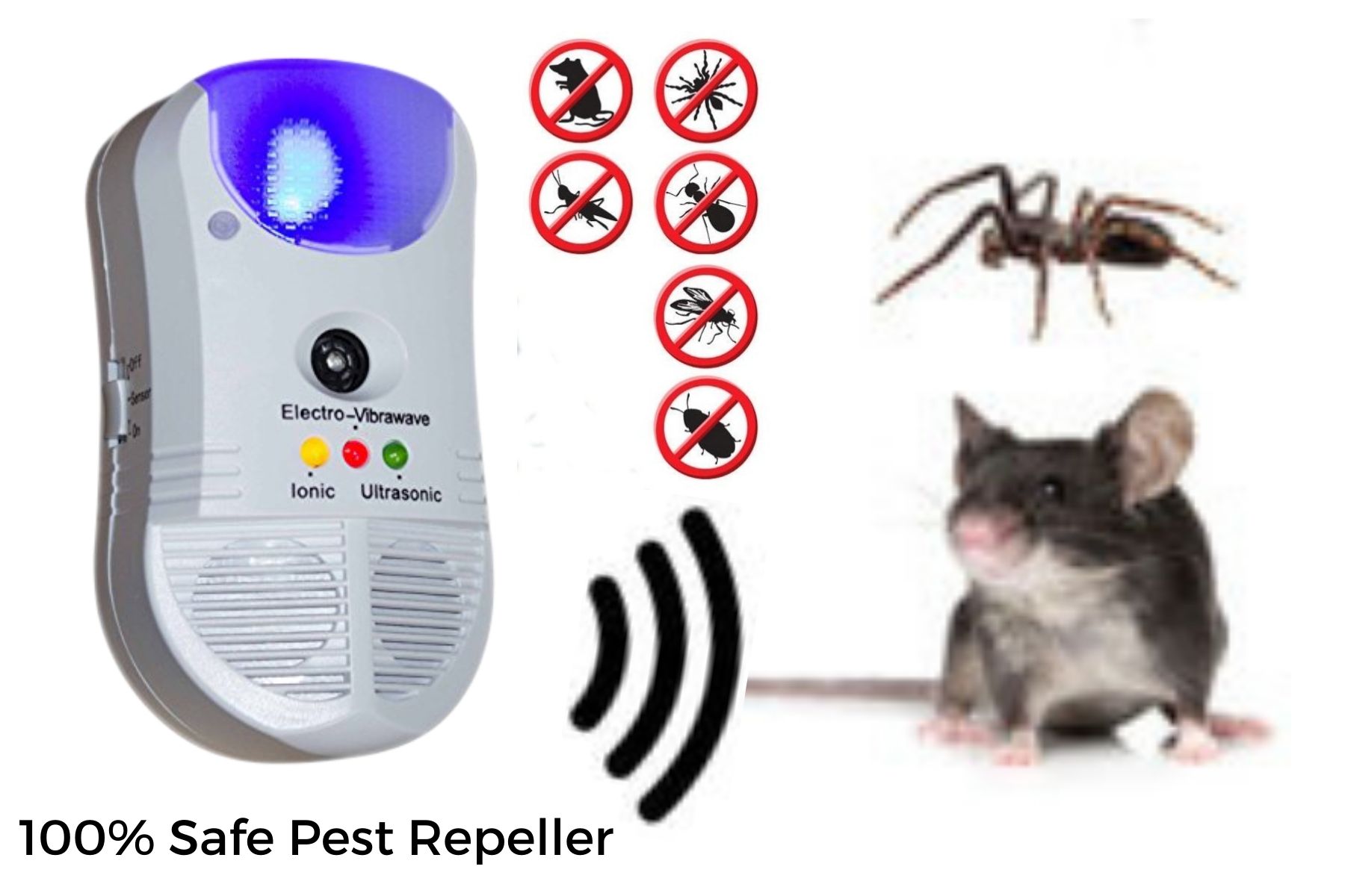 Ultrasonic Pest Repeller Pro. Ультразвук от крыс влияют на собак. Isotronic go Green Mice+rats Repeller перевод.