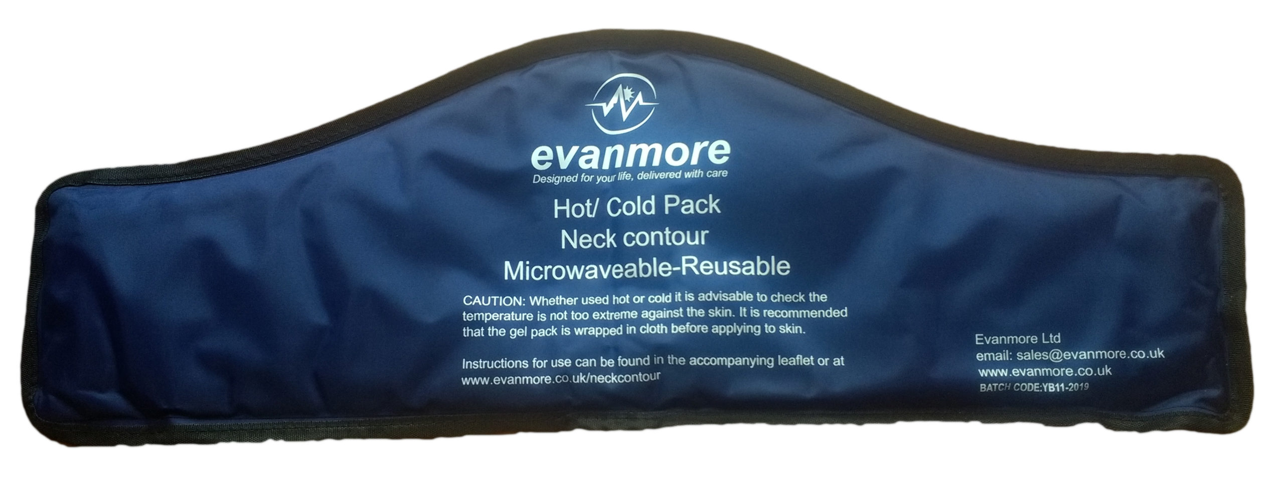 Neck Contour Hot Cold Pack Ice Gel Pad Large Upper Back Shoulder